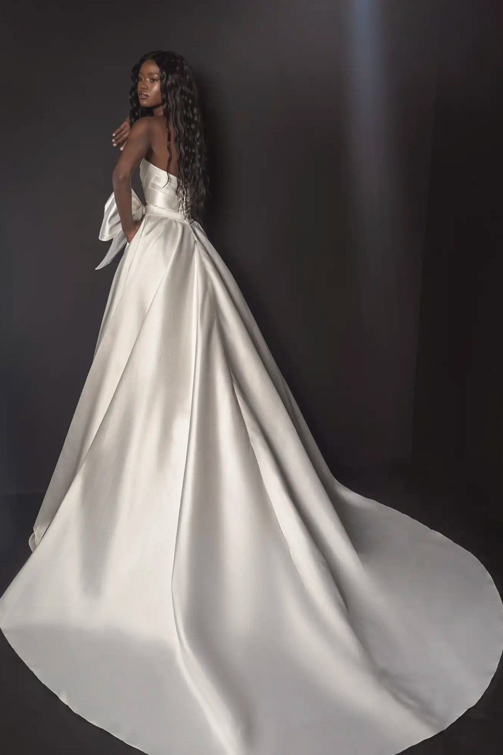 Sweetheart Strapless Ball Gown With Bow by Pnina Tornai — image 3 of 3