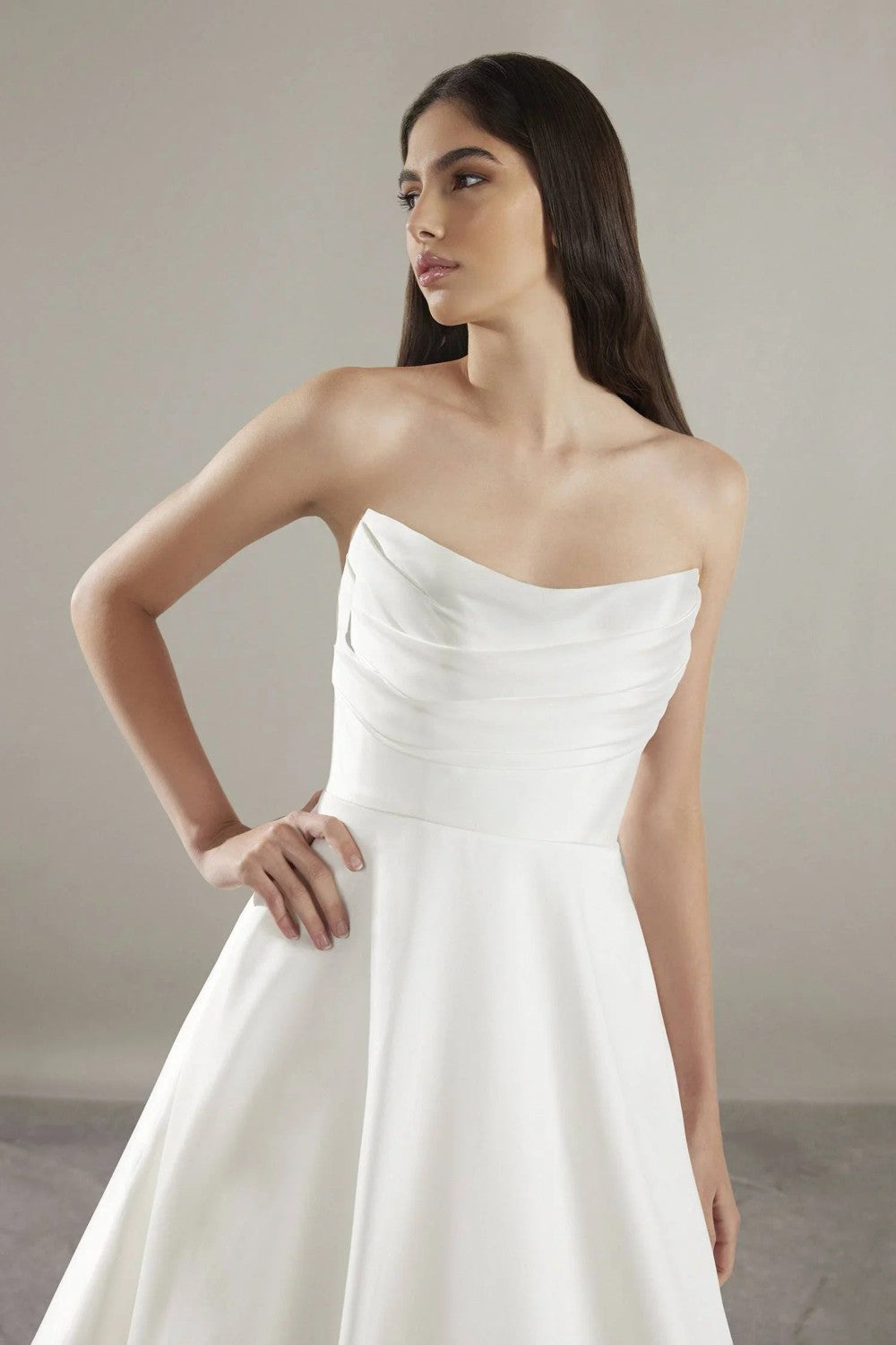 Timeless Strapless Ball Gown by Pronovias — image 2 of 3