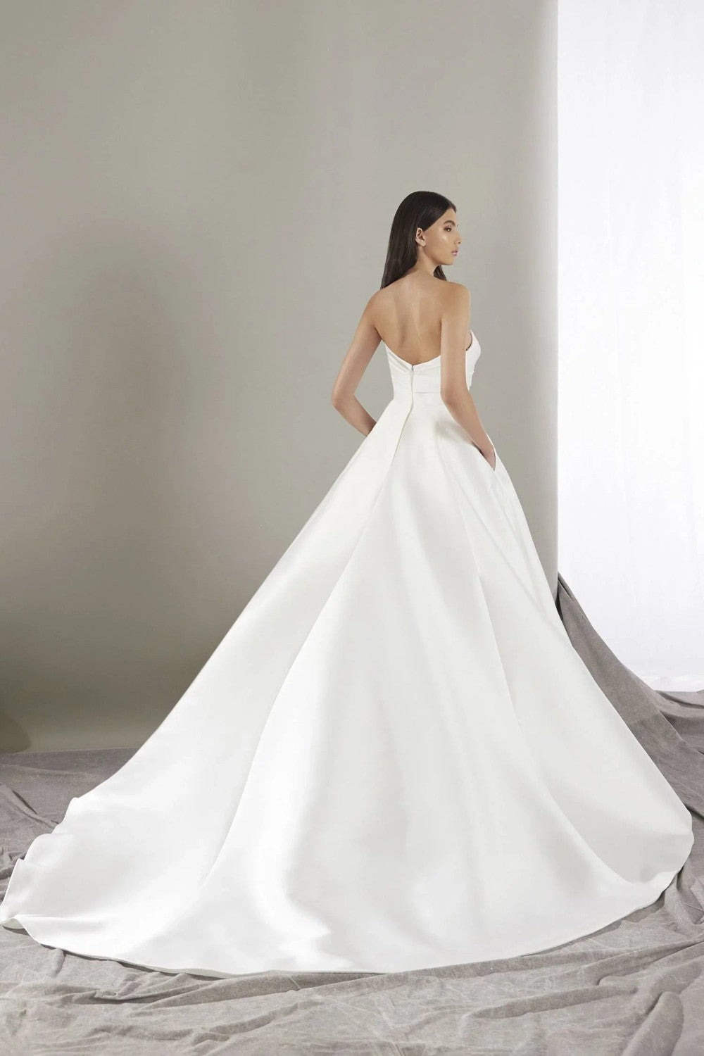 Timeless Strapless Ball Gown by Pronovias — image 3 of 3