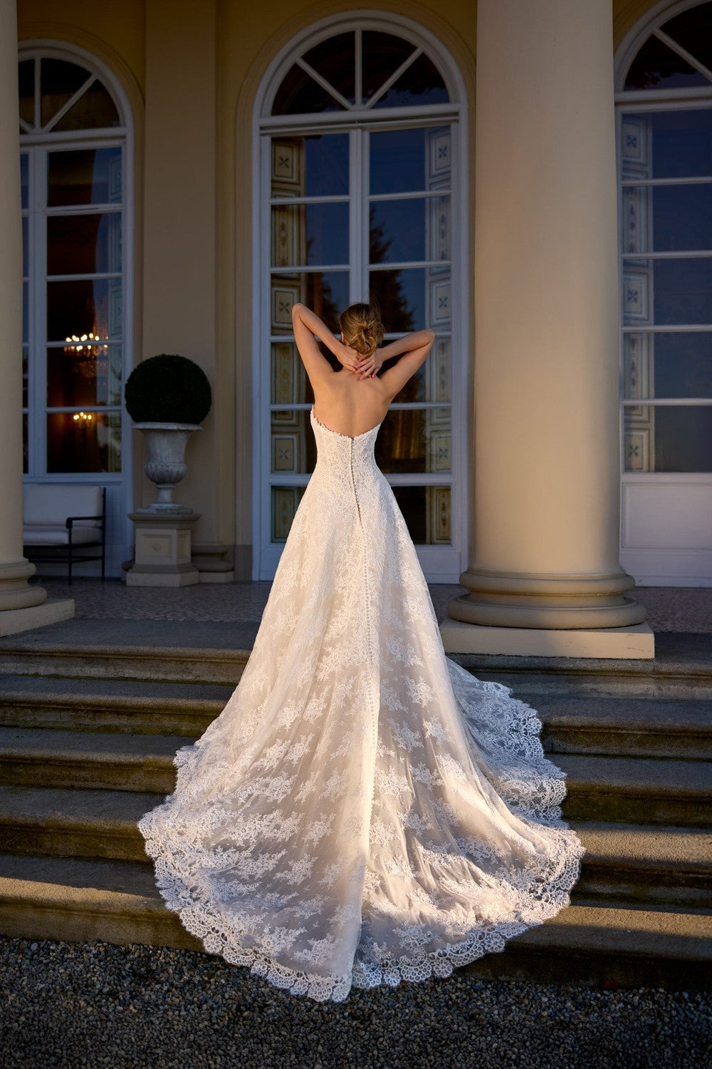 Plus-Size Romantic And Classic Strapless Lace A-Line Wedding Dress by Randy Fenoli — image 2 of 4