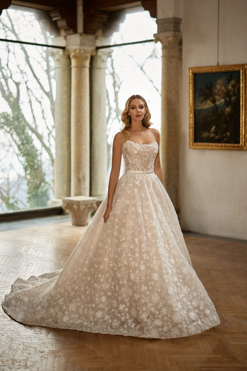 Romantic Strapless Ball Gown by Randy Fenoli — image 1 of 2