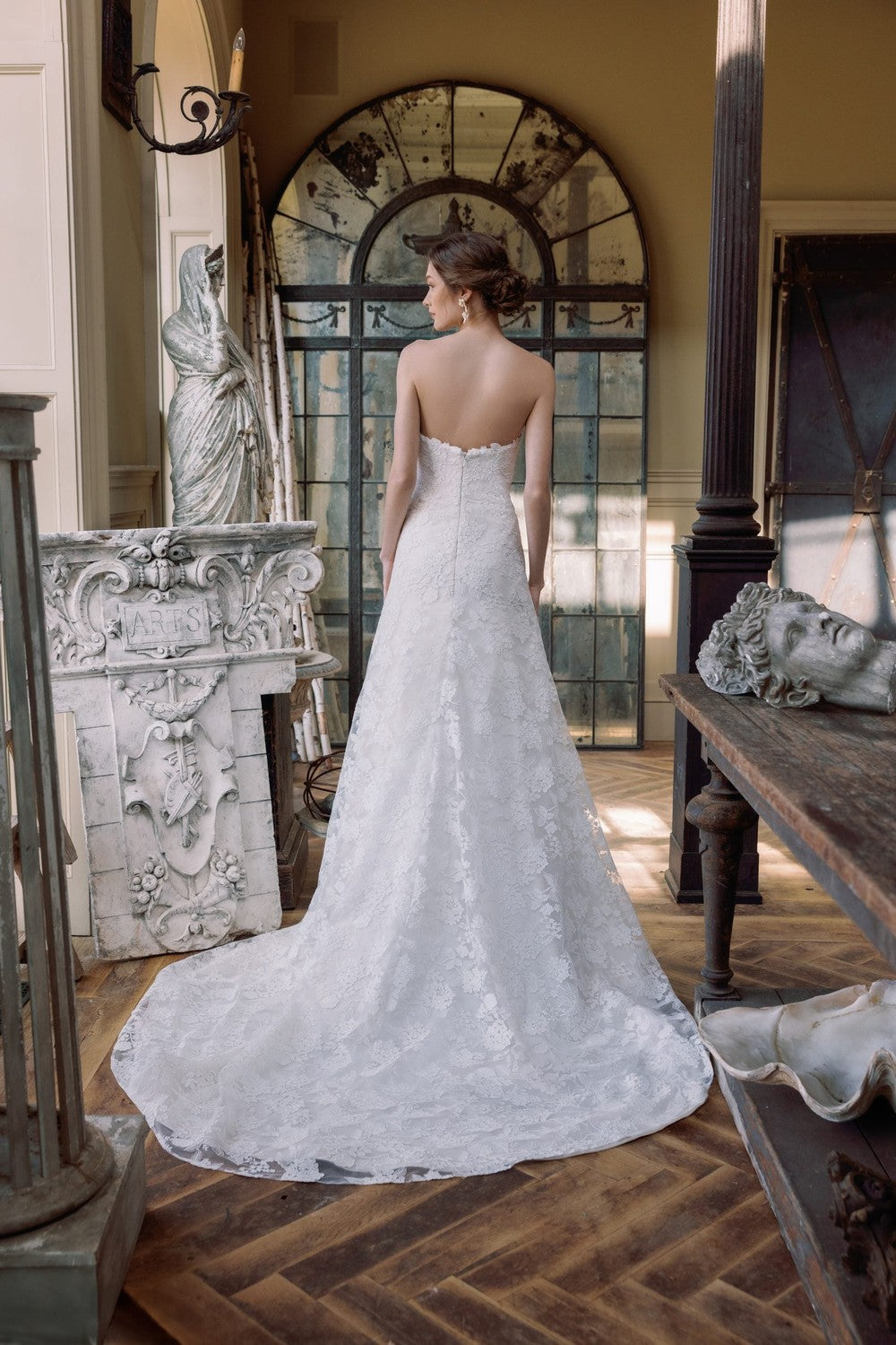Plus-Size Chic And Romantic Lace Modified A-Line Wedding Dress by Sareh Nouri — image 2 of 2