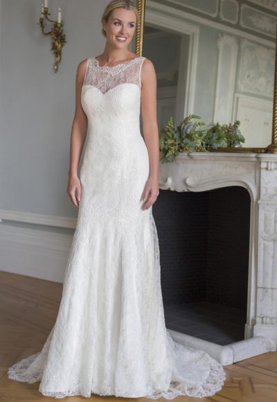 Classic Sheath Wedding Dress - Image 1