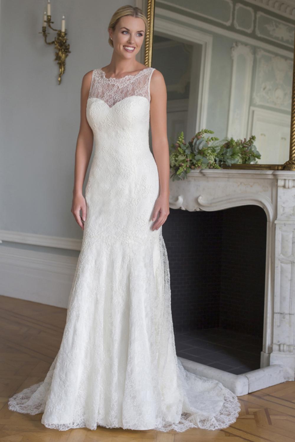 Classic Sheath Wedding Dress Kleinfeld Bridal
