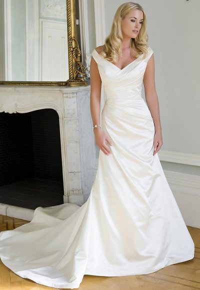 Fit And Flare Wedding Dress - Image 1