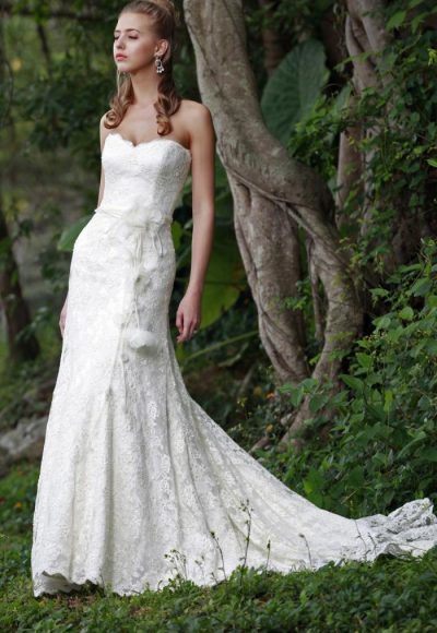 Fit And Flare Wedding Dress - Image 1