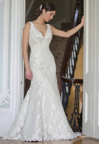 Romantic Fit And Flare Wedding Dress - Image 1