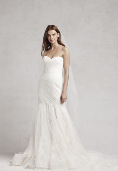 Fit And Flare Wedding Dress - Image 1