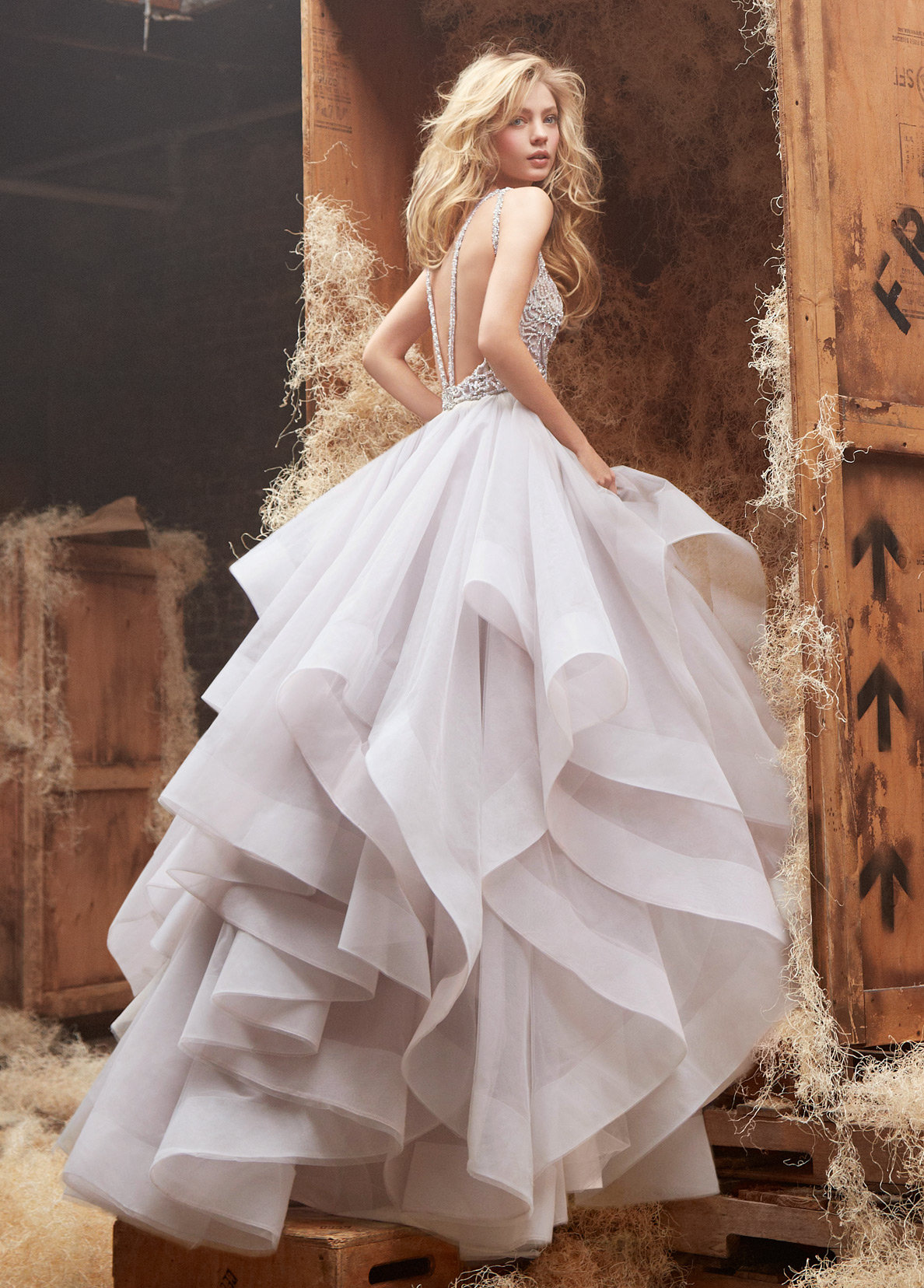 Hayley Paige Modern Ball Gown Wedding Dress 33357989 