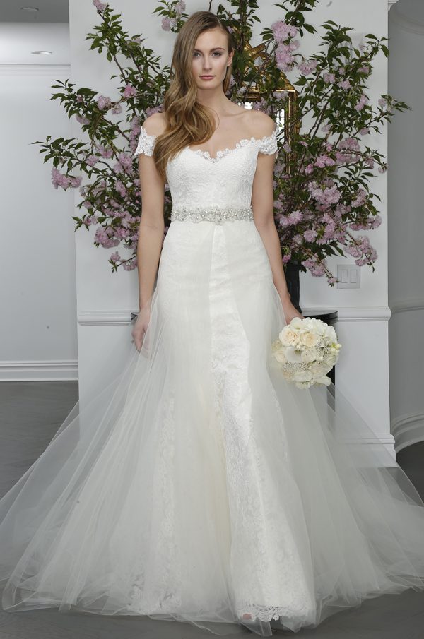 Fit And Flare Wedding Dress - Image 1