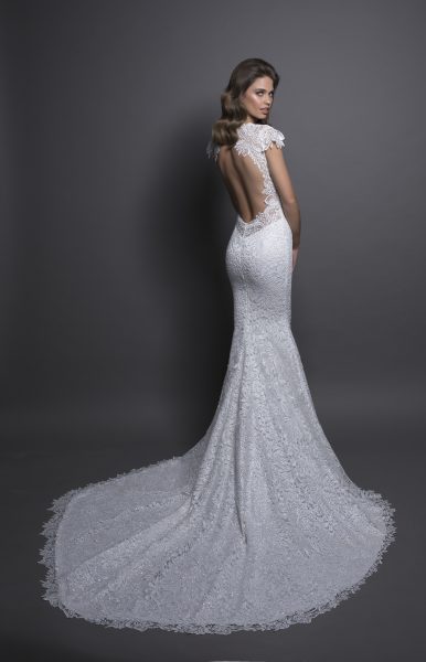 modern sheath wedding dress