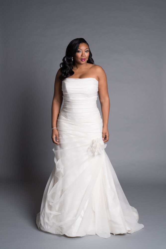 wedding dresses on black models