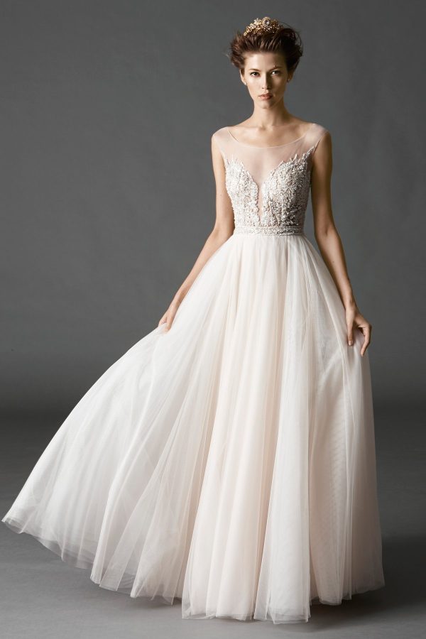 Romantic A-line Wedding Dress - Image 1