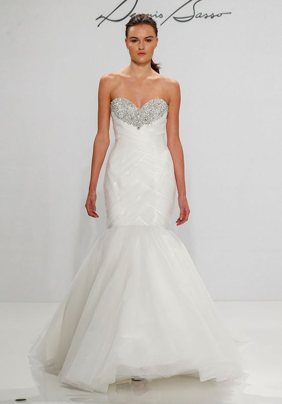 Sweetheart Beaded Neckline Mermaid Wedding Dress