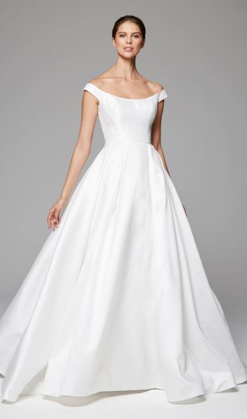 plain bridal gowns