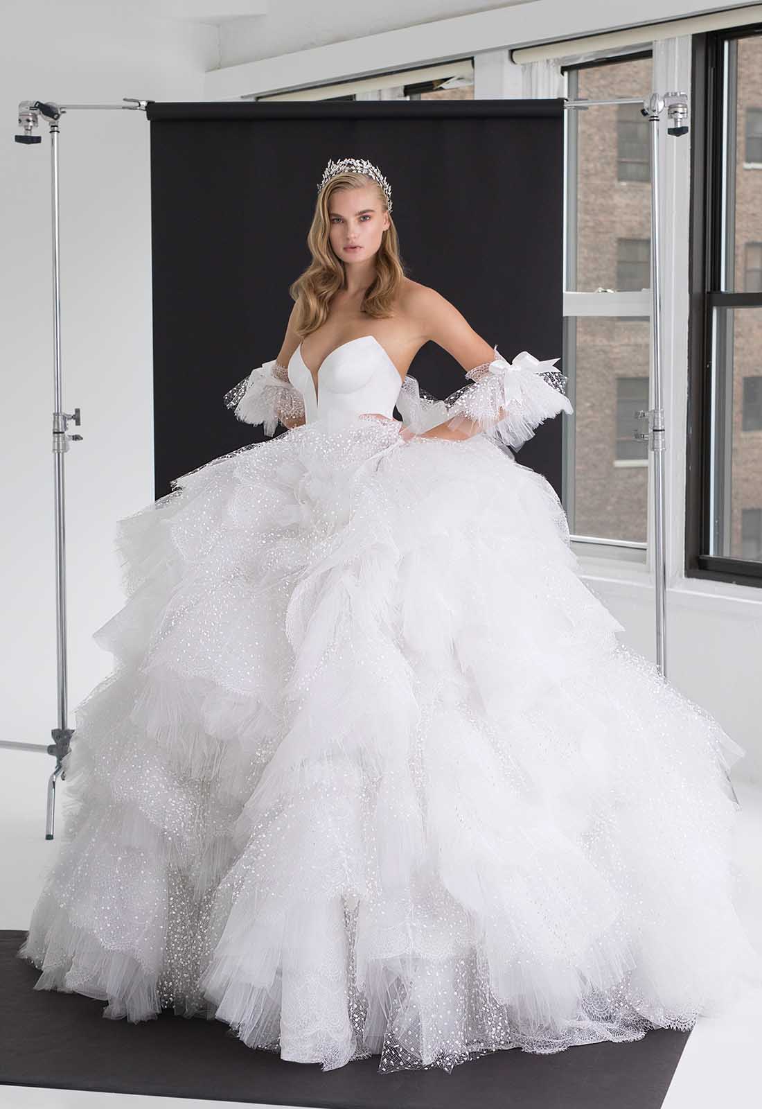 dramatic ball gown