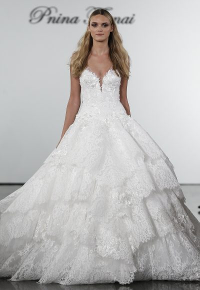 Floral Lace Sweetheart Ball Gown Wedding Dress | Kleinfeld Bridal