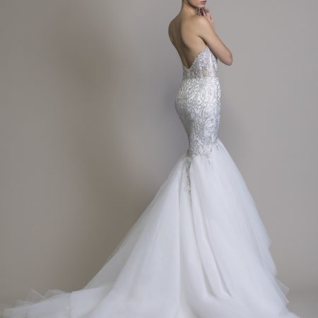 Mermaid Embellished Wedding Dress With Tulle Skirt | Kleinfeld Bridal