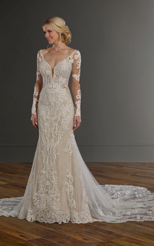 Best Fit And Flare Wedding Dress With Sleeves  The ultimate guide 