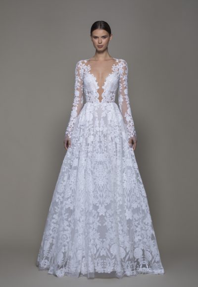 kleinfeld blue dress
