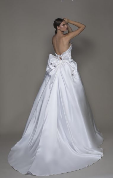 Strapless Satin Ball Gown Wedding Dress Off 73 Buy