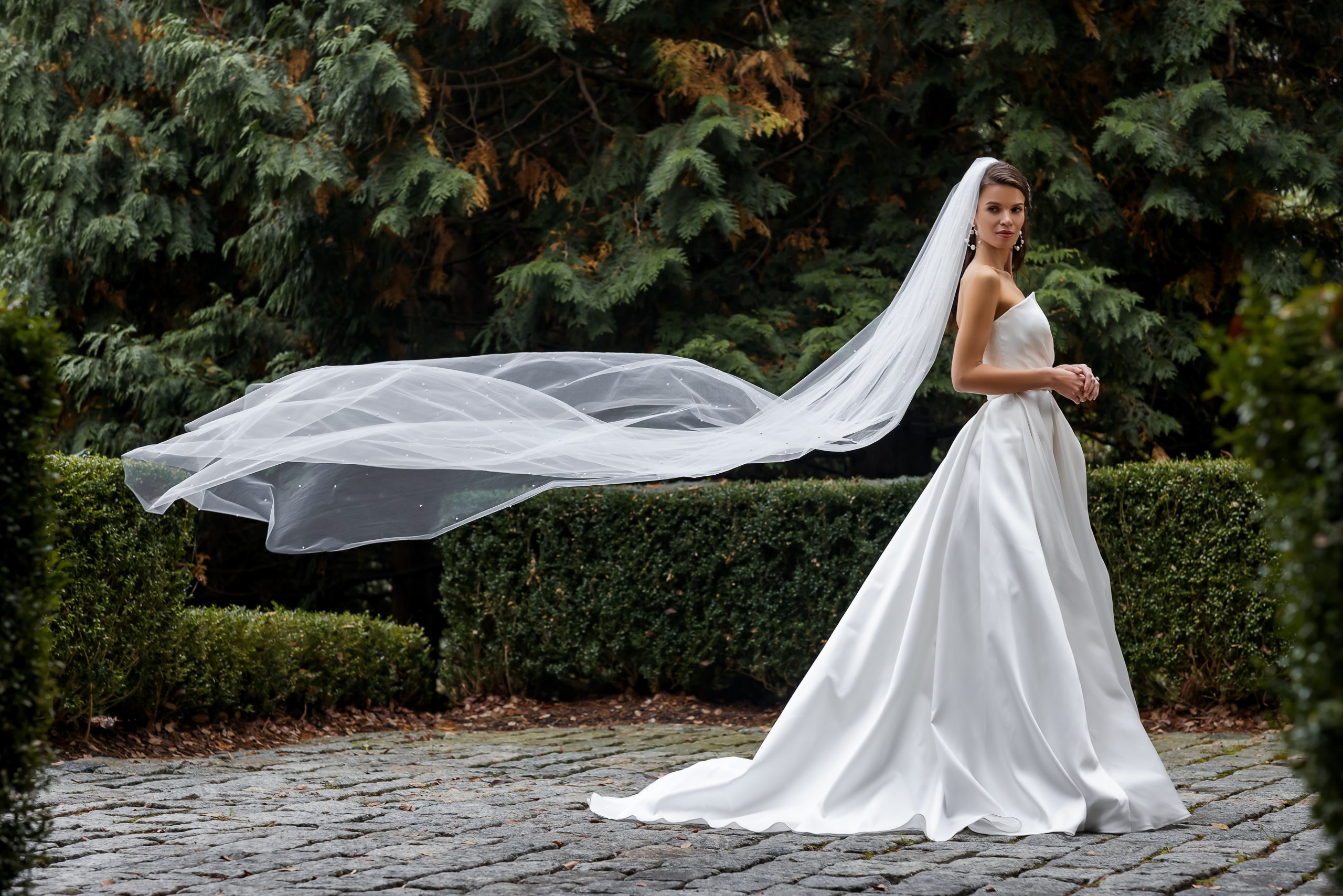 Which wedding veil for which wedding dress? Take a look at this