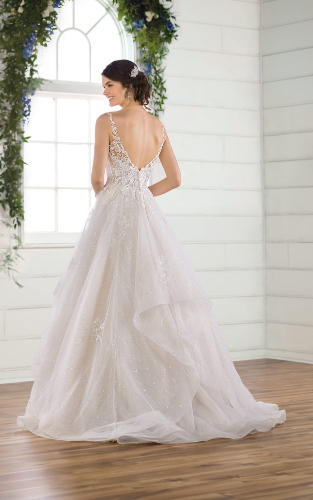 sparkling ball gown