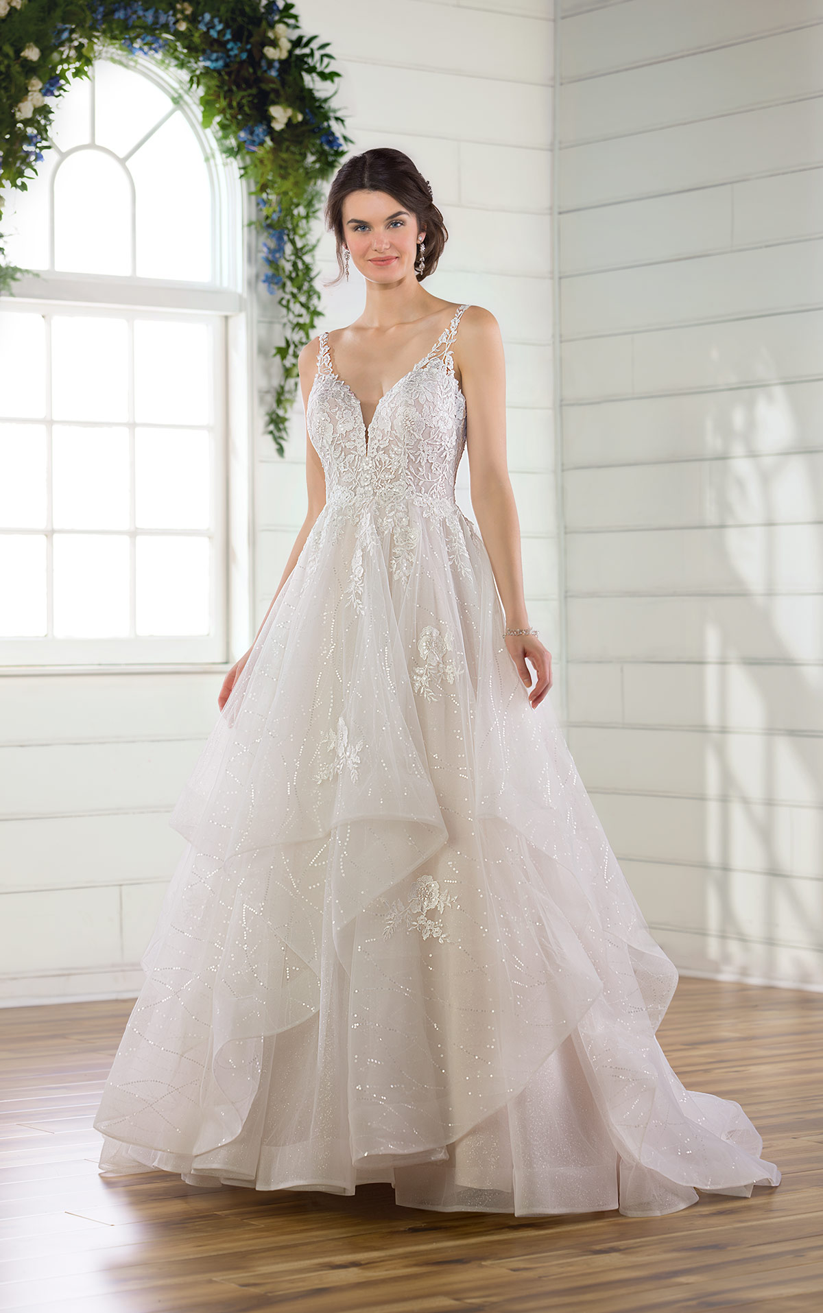 sparkle ball gown