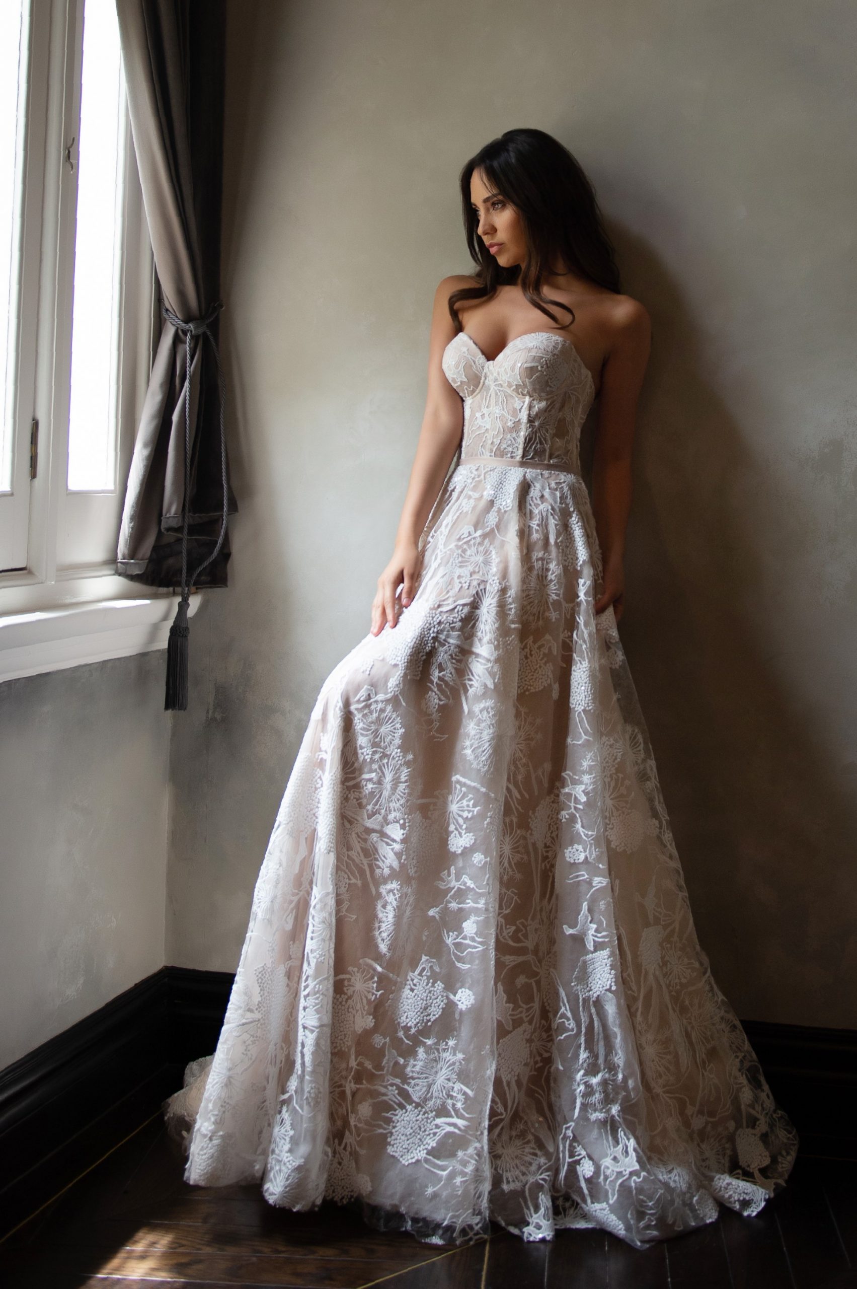 Wedding Dress With Corset Bodice 