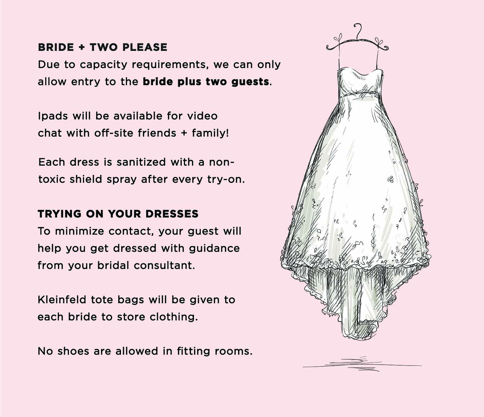 Appointment Guidelines | Kleinfeld Bridal