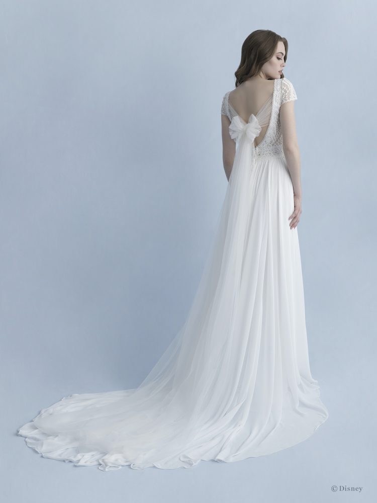 chiffon a line gown