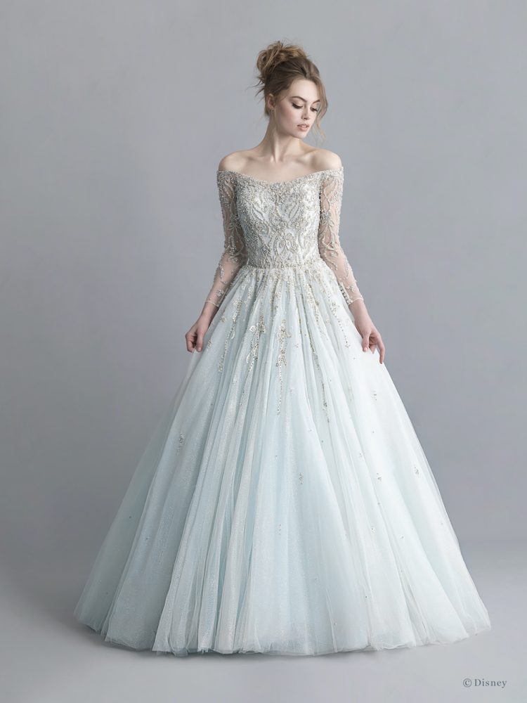 disney sparkle wedding dress