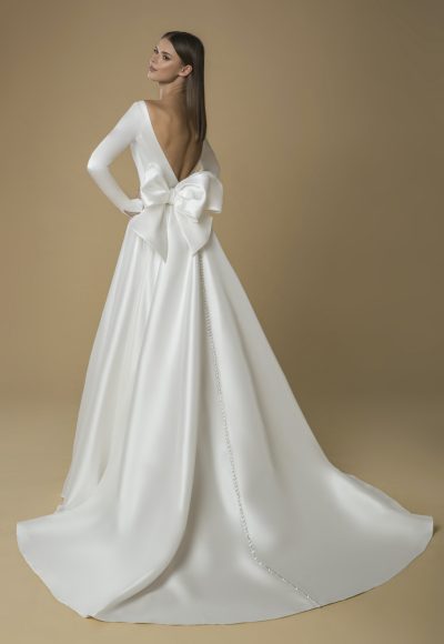 Long Sleeved A-line Wedding Dress by Love by Pnina Tornai - Image 2