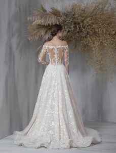 Long Sleeve Embroidered Ball Gown Wedding Dress | Kleinfeld Bridal