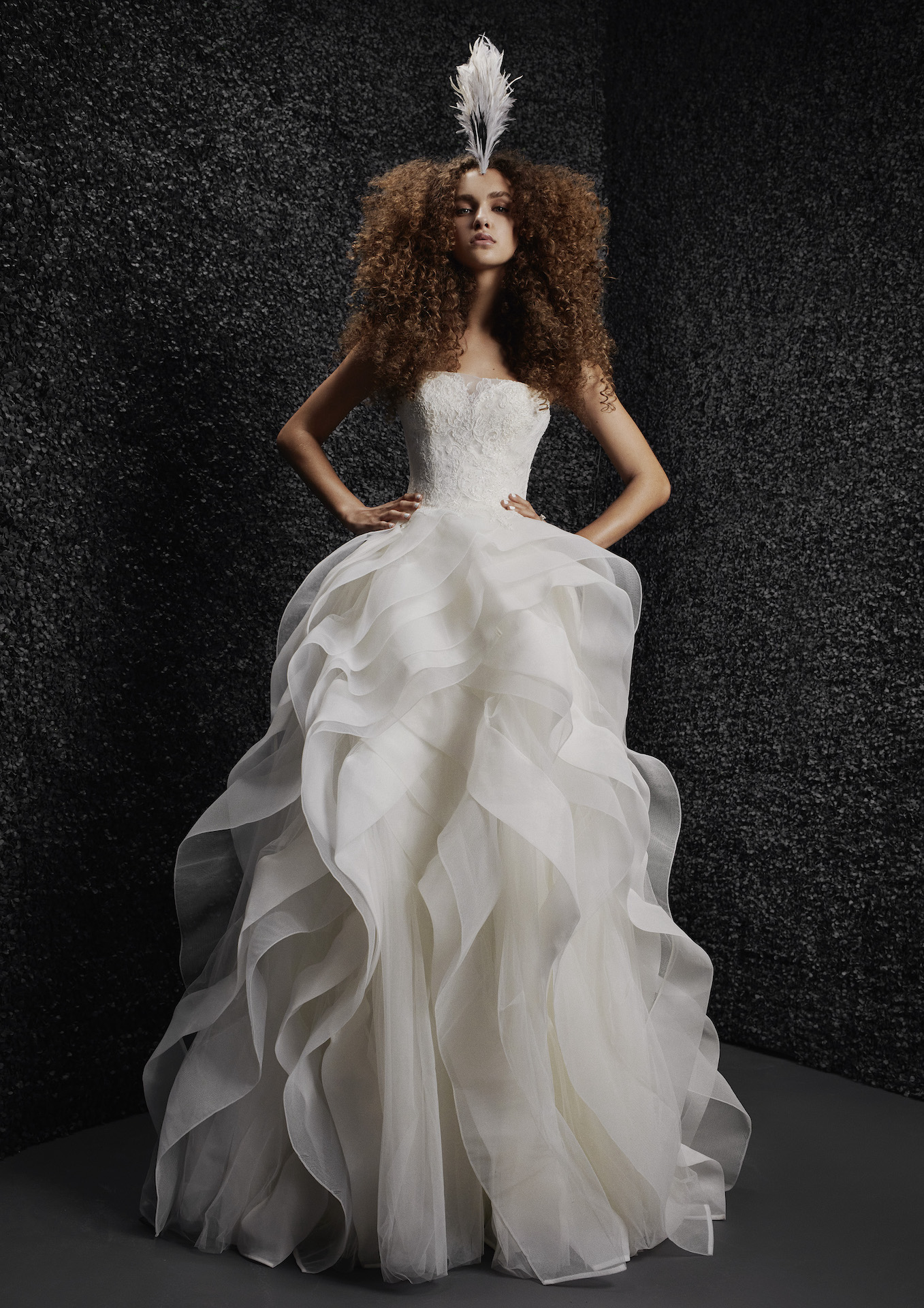 Strapless Ball Gown Wedding Dress With 