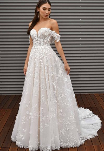 Strapless Floral Wedding Dreses | Kleinfeld Bridal