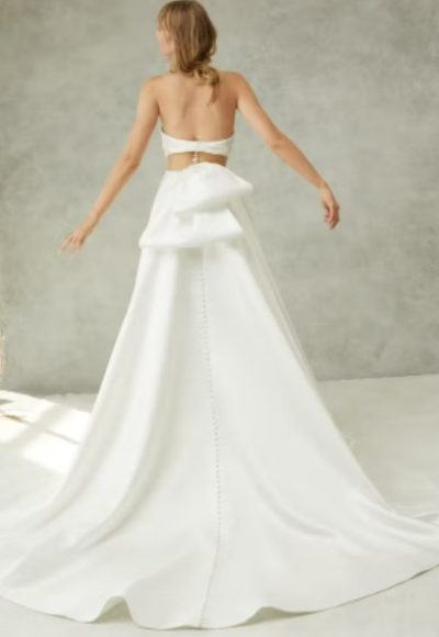 Strapless Ball Gown Wedding Dress with Bow by Alyne by Rita Vinieris - Image 2