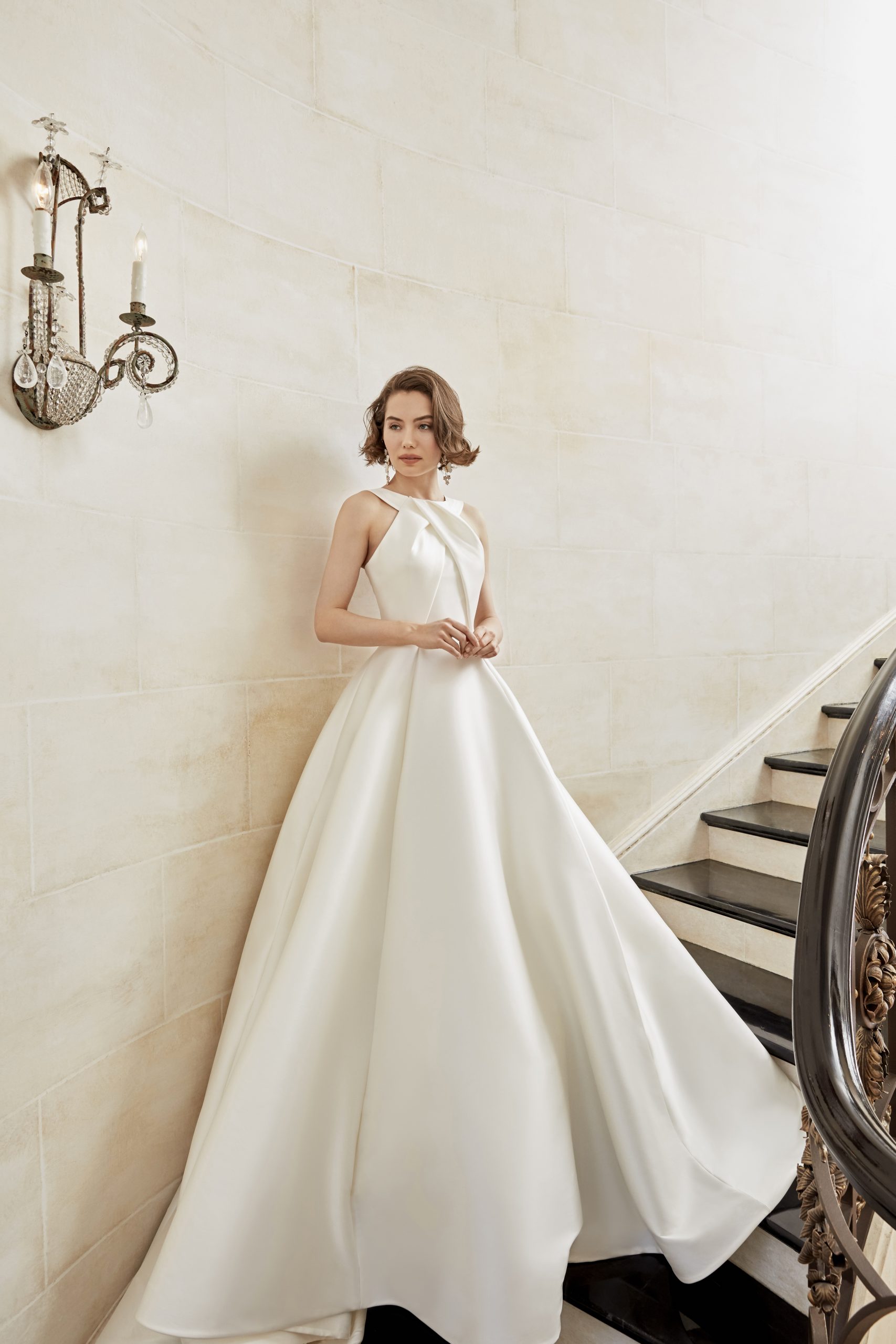 Halter Neck Ballgown Wedding Dress | Kleinfeld Bridal