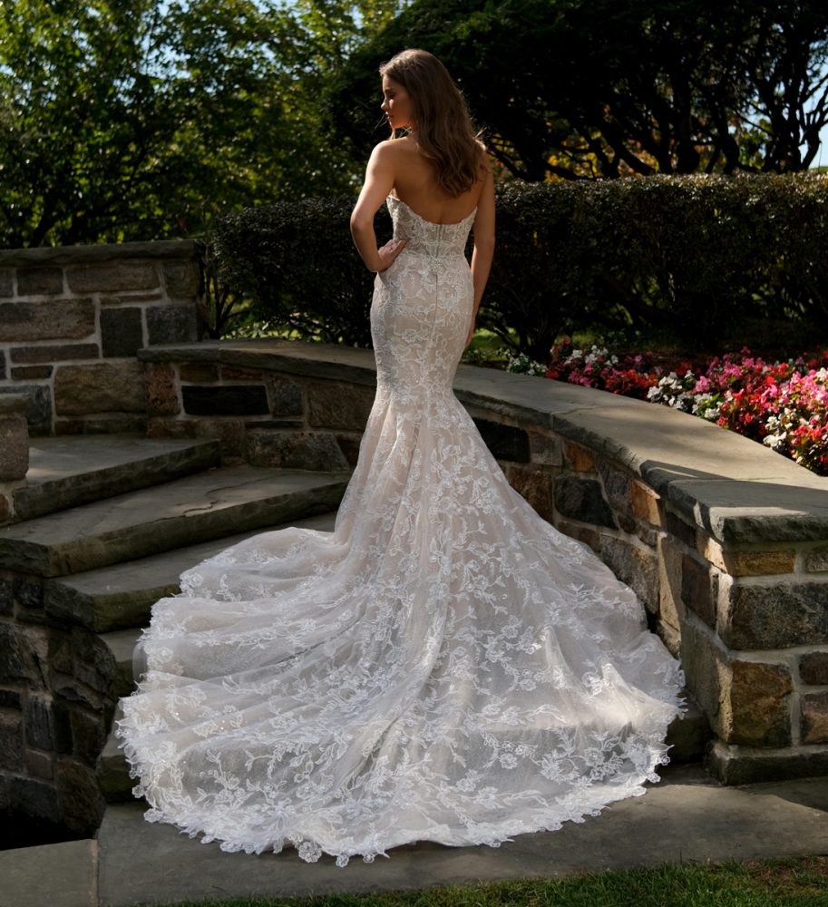 Strapless Lace Mermaid Wedding Dress With Sweetheart Neckline Kleinfeld Bridal 5935