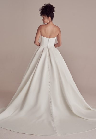 Strapless Ball Gown Wedding Dress With Pleated Skirt by Maggie Sottero - Image 2