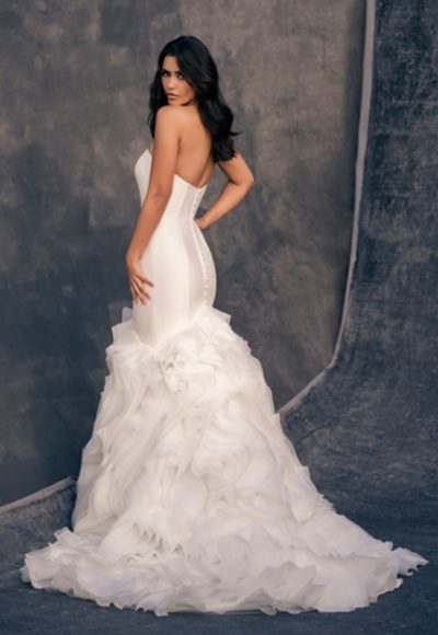 Modern and Sexy Mermaid Wedding Dress by Allure Bridals - Image 2