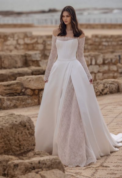 2019 Pnina Tornai Wedding Dresses Vintage V Neck Cap Sleeve Bohemian Beach  Bridal Gowns Lace Appliqued Boho Wedding Dress robe de mariée