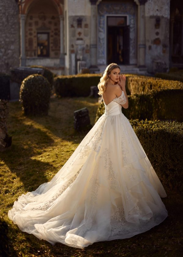 Romantic Princess-Inspired Ball Gown With Tiered Skirt by Randy Fenoli - Image 2