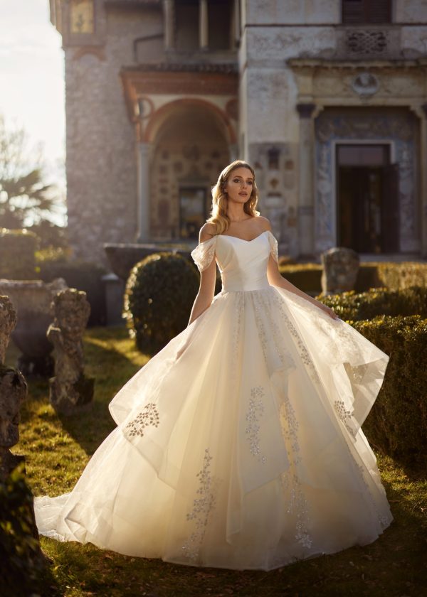 Romantic Princess-Inspired Ball Gown With Tiered Skirt by Randy Fenoli - Image 1