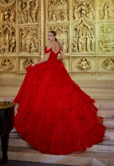 Dramatic Tulle Ball Gown by Randy Fenoli - Image 2