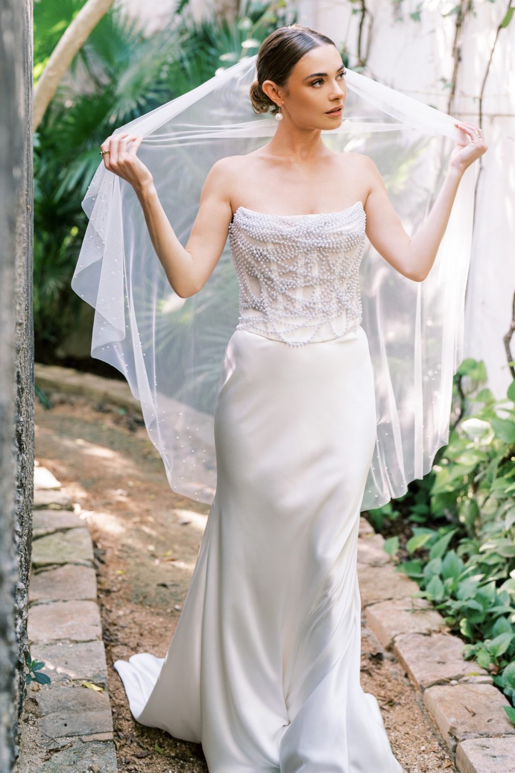 Satin Sheath Skirt | Kleinfeld Bridal