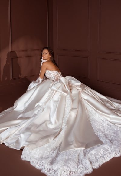 Strapless Ballgown With Alençon Lace Corset Bodice by Pnina Tornai - Image 2