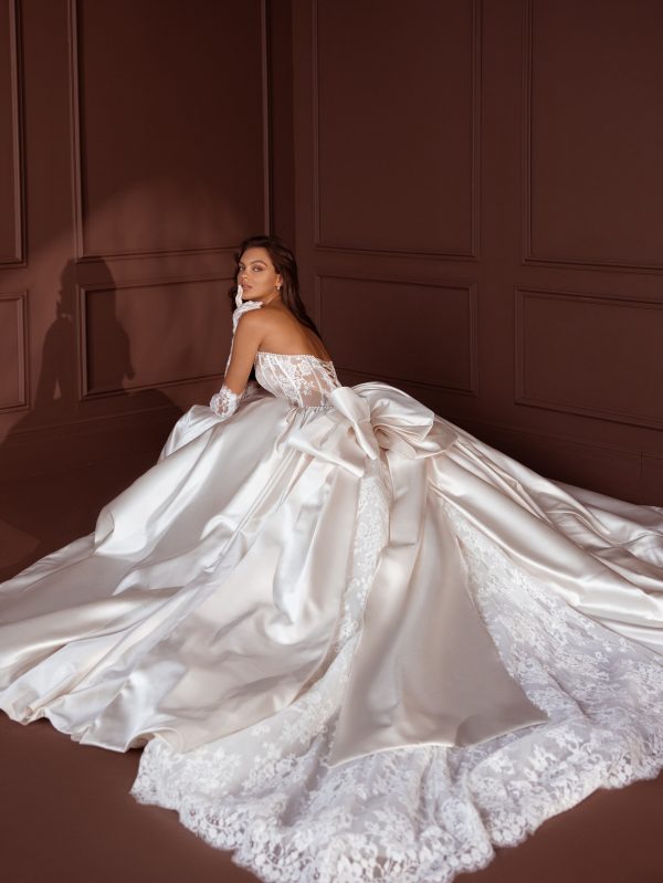 Strapless Ballgown With Alençon Lace Corset Bodice by Pnina Tornai - Image 2