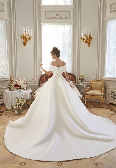 Chic And Dramatic Off-the-Shoulder Ball Gown by Sareh Nouri - Image 2