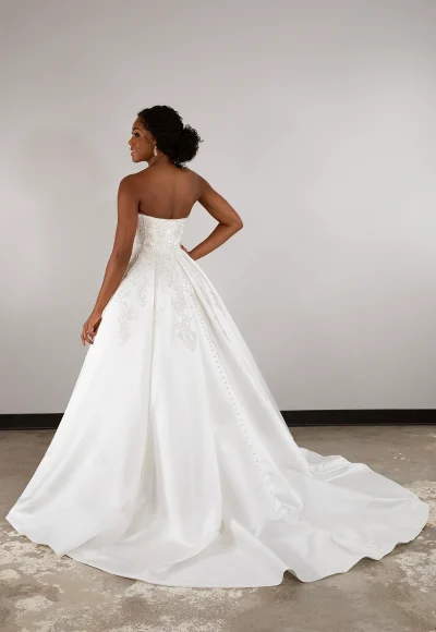 Regal Strapless Ball Gown by Essense of Australia - Image 2